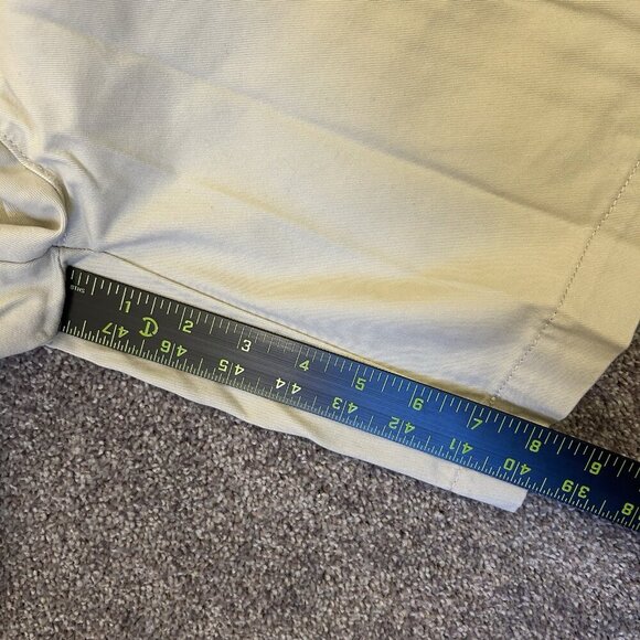Polo Ralph Lauren Men's Chino Shorts Size 32 Ivory Cotton 8" Inseam Pockets EUC - Picture 14 of 16